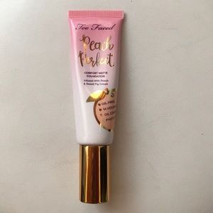 Used Too Faced Peach Perfect Foundation